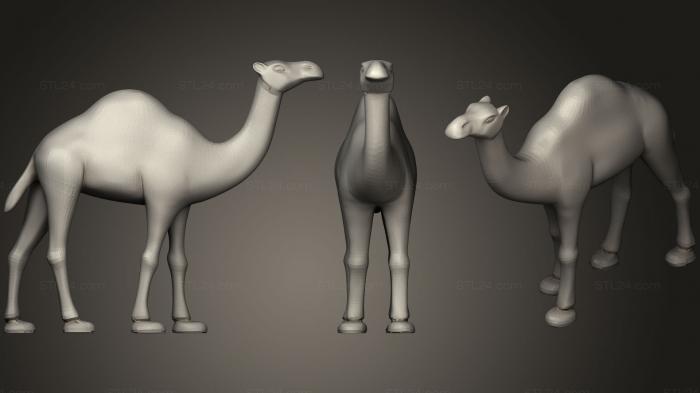 Animal figurines (Camel, STKJ_0794) 3D models for cnc